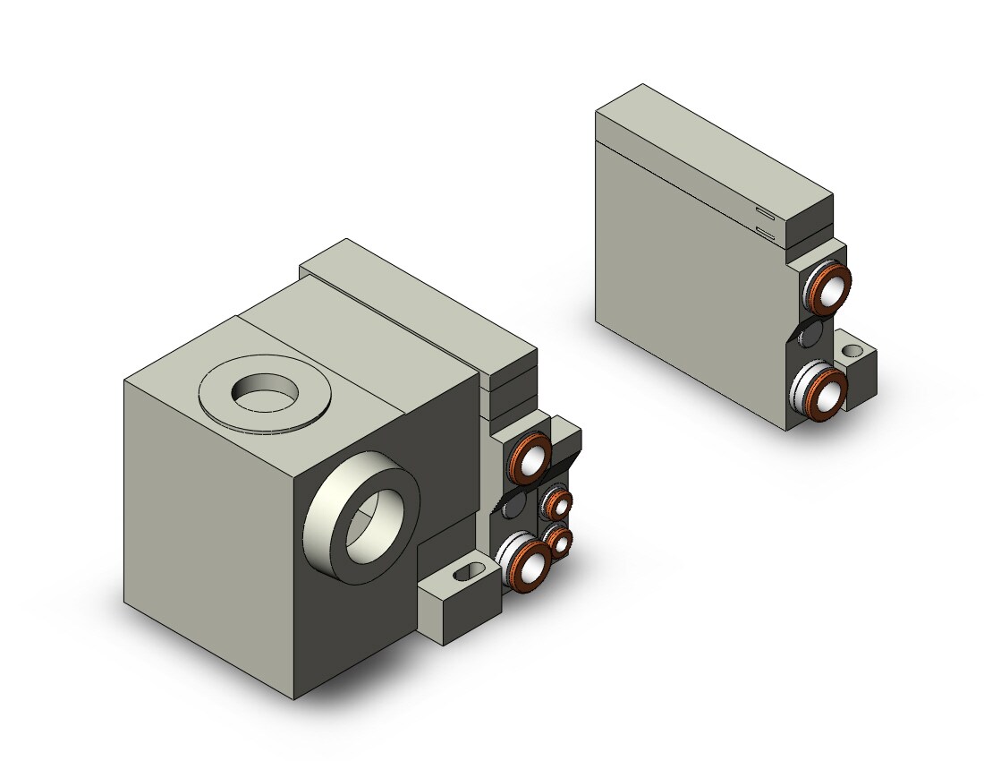 SMC VV5Q11-08N3T0 mfld, plug-in, vq1000, VV5Q* MANIFOLD VQ 4/5 PORT