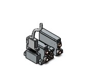 SMC VV5Q21-03N7FU1 mfld, plug-in, vq2000, VV5Q* MANIFOLD VQ 4/5 PORT