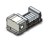 SMC VV5Q21-06N7T0-D0 mfld, plug-in, vq2000, VV5Q*MANIFOLD VQ 4/5 PORT