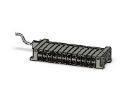 SMC VV5Q41-12N7TFD3 mfld, plug-in, vq4000, VV5Q41 MFLD, VQ4000 4/5-PORT