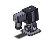 SMC VX3330V-03-5DZ1-B valve, media, VX3 3-WAY MEDIA VALVE