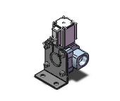 SMC VXD242KCBXB pilot op 2 port solenoid valve (n.c.), 2 PORT VALVE