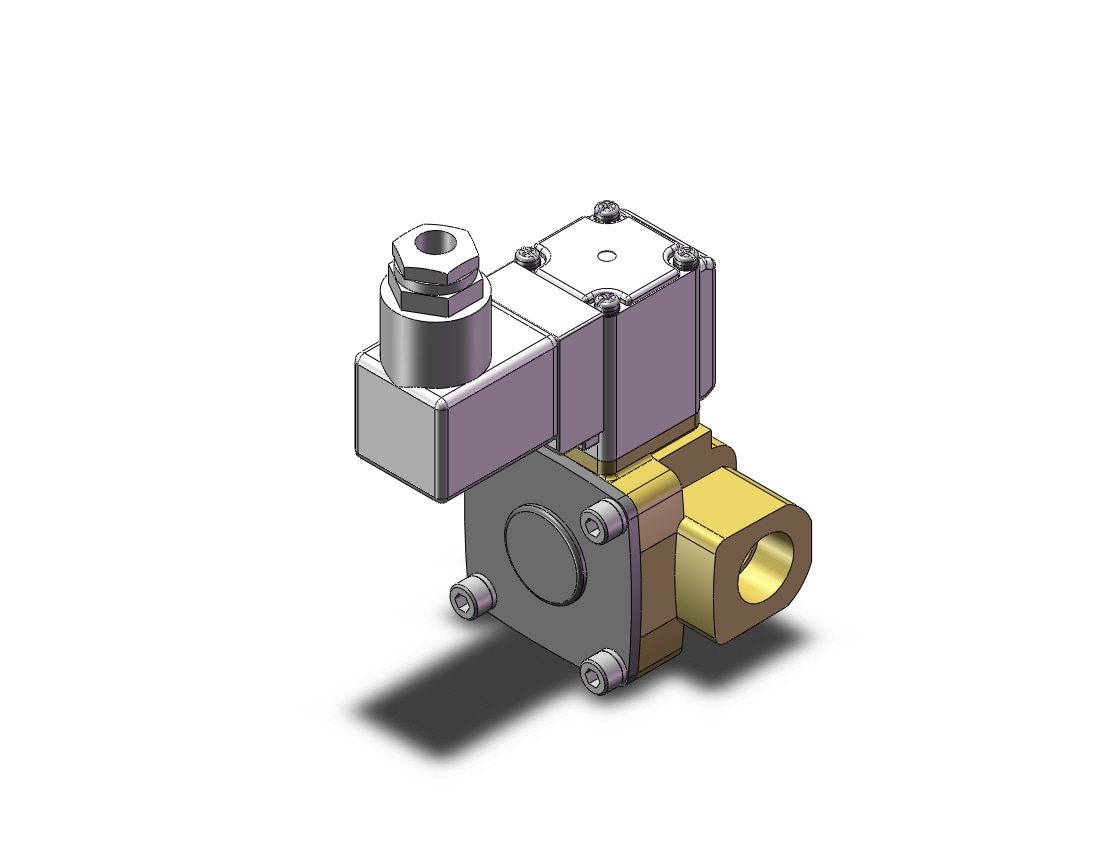 SMC VXD243GJE pilot op 2 port solenoid valve (n.c.), 2 PORT VALVE