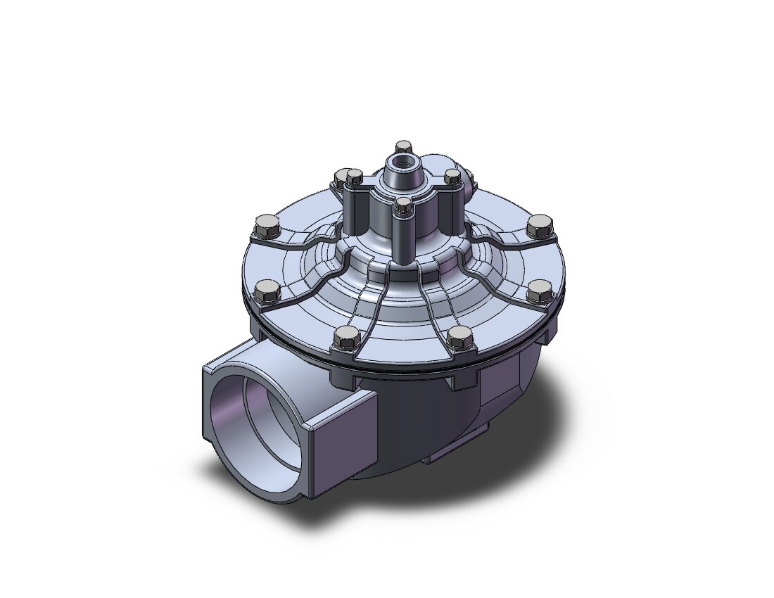 SMC VXFA25AAB valve, media, VXP/VXR/VXF 2-WAY MEDIA VALVE