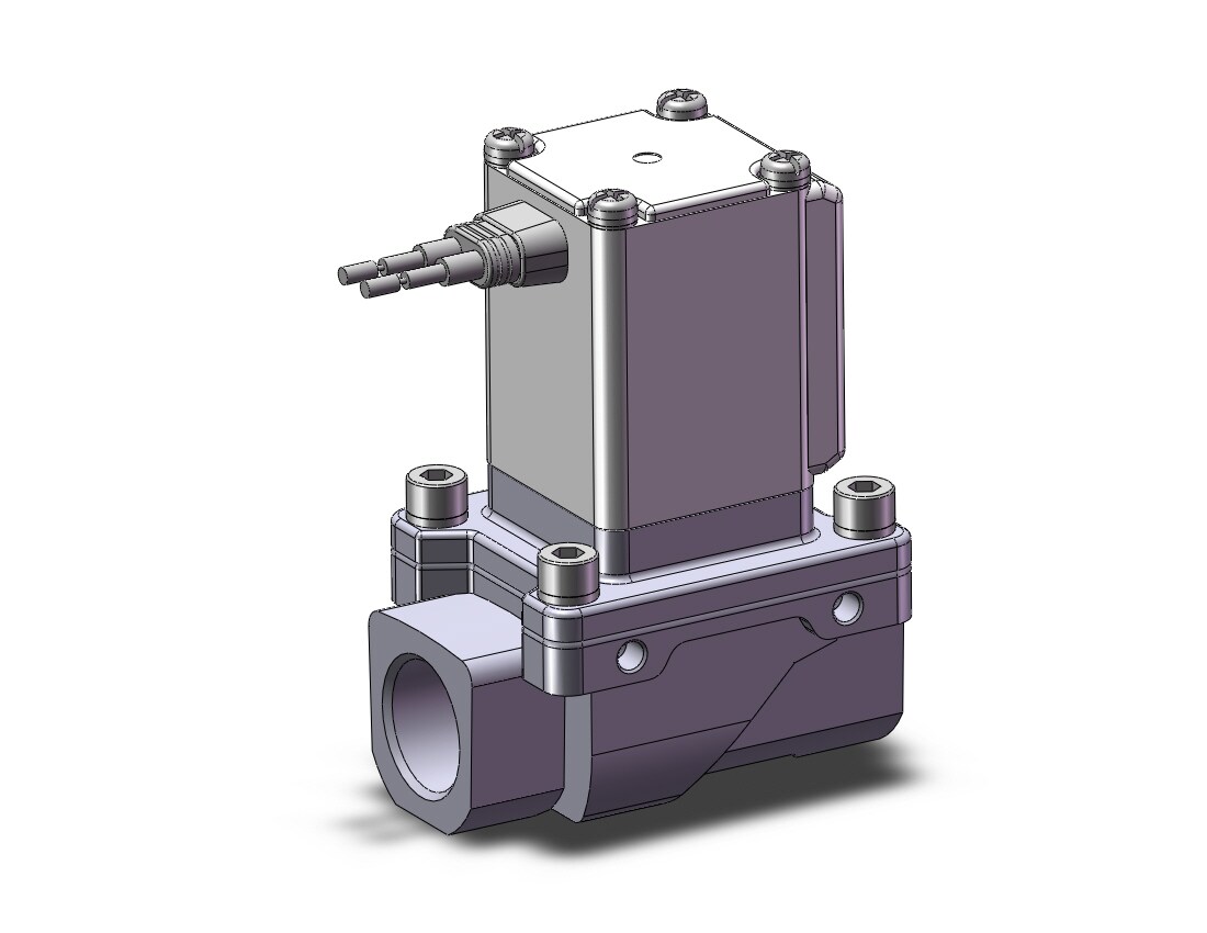 SMC VXZ240GAA pilot op 2 port solenoid valve, (n.c.), 2 PORT VALVE