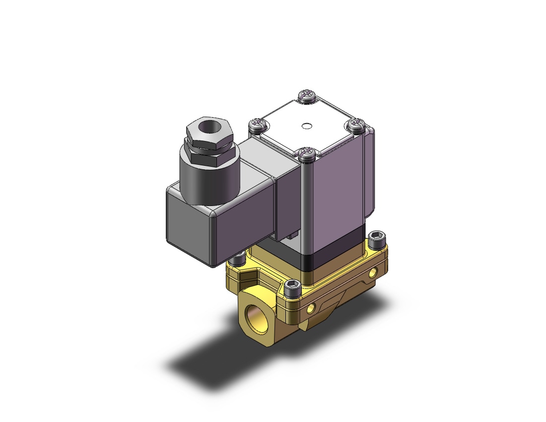 SMC VXZ2A3AGA pilot op 2 port solenoid valve, (n.o.), 2 PORT VALVE
