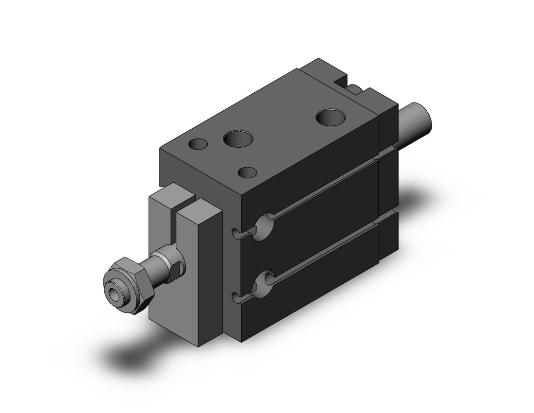 SMC ZCUKQ32TN-25D cyl, free mount for vacuum, COMPACT CYLINDER W/VACUUM