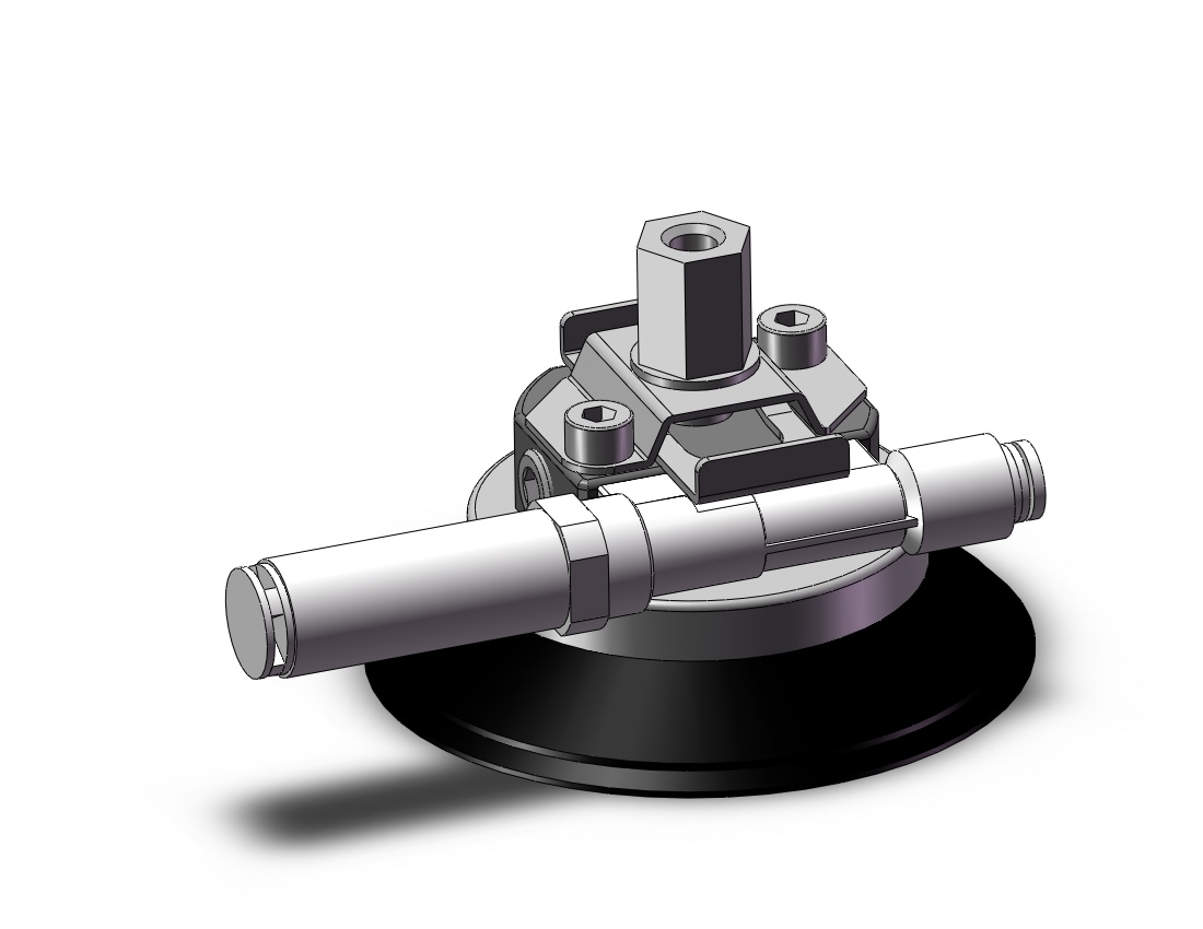 SMC ZHP80UMNC-12C6S vacuum pad with ejector, VACUUM EJECTOR W/PAD
