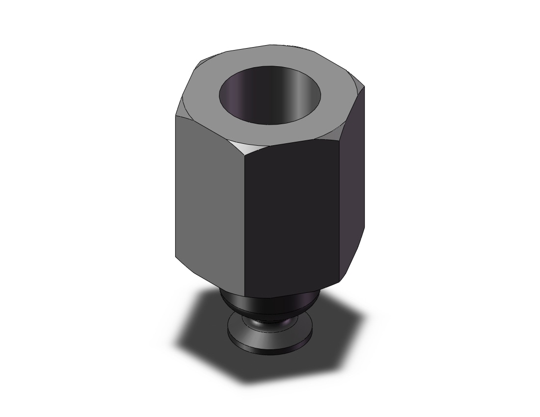 SMC ZP3-T02UN-B3 vertical vacuum inlet w/adaptr, ZP VACUUM PAD***