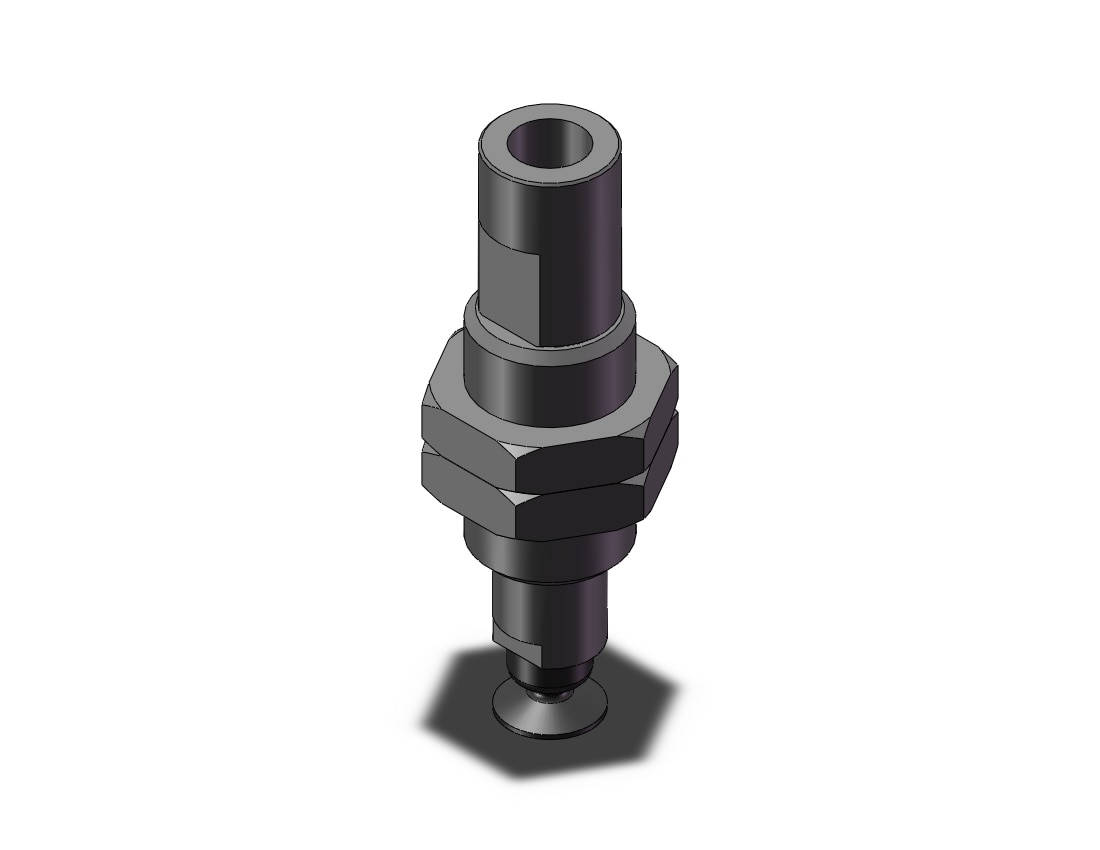 SMC ZP3-T035UNJ3-B3 vertical vacuum inlet w/buffer, ZP VACUUM PAD***