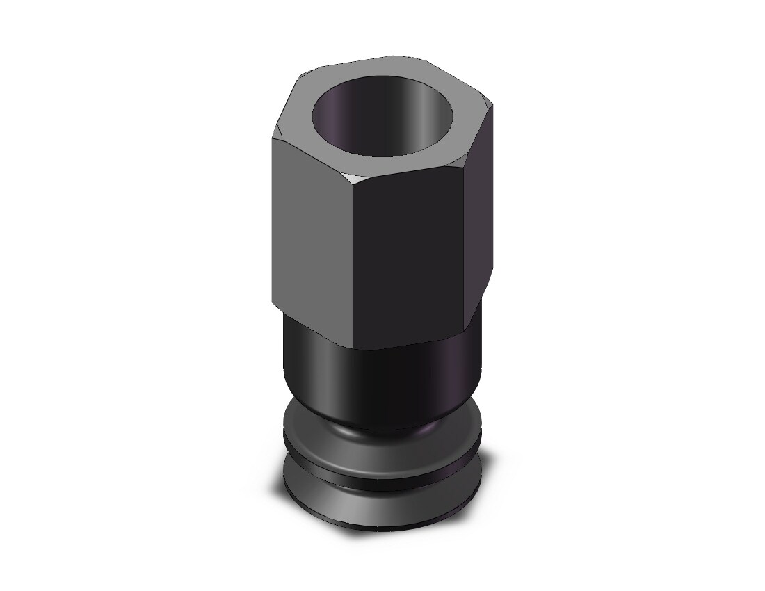 SMC ZP3-T06BS-B5 vertical vacuum inlet w/adaptr, ZP VACUUM PAD***