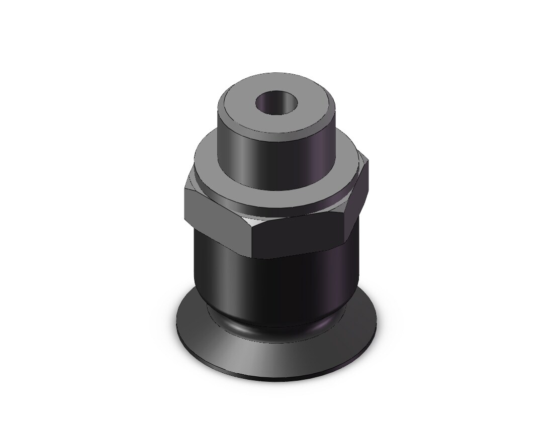 SMC ZP3-T08UMF-A5 vertical vacuum inlet w/adaptr, ZP VACUUM PAD***
