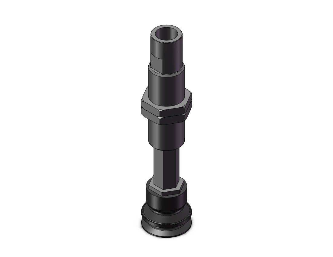 SMC ZP3-T10BNK10-B5 vertical vacuum inlet w/buffer, ZP VACUUM PAD***