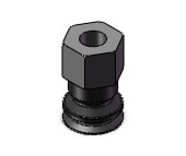 SMC ZP3-T10BS-B5 vertical vacuum inlet w/adaptr, ZP VACUUM PAD