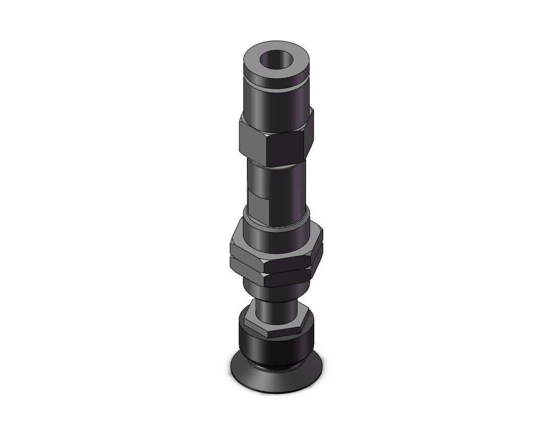 SMC ZP3-T10UMSK3-04 vertical vacuum inlet w/buffer, OTHER OTHER MISC.