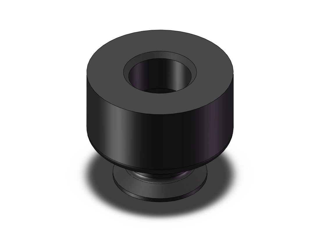 SMC ZP3-04UMGN compact pad, flat w/groove, ZP VACUUM PAD*** (sold in packages of 10; price is per piece)
