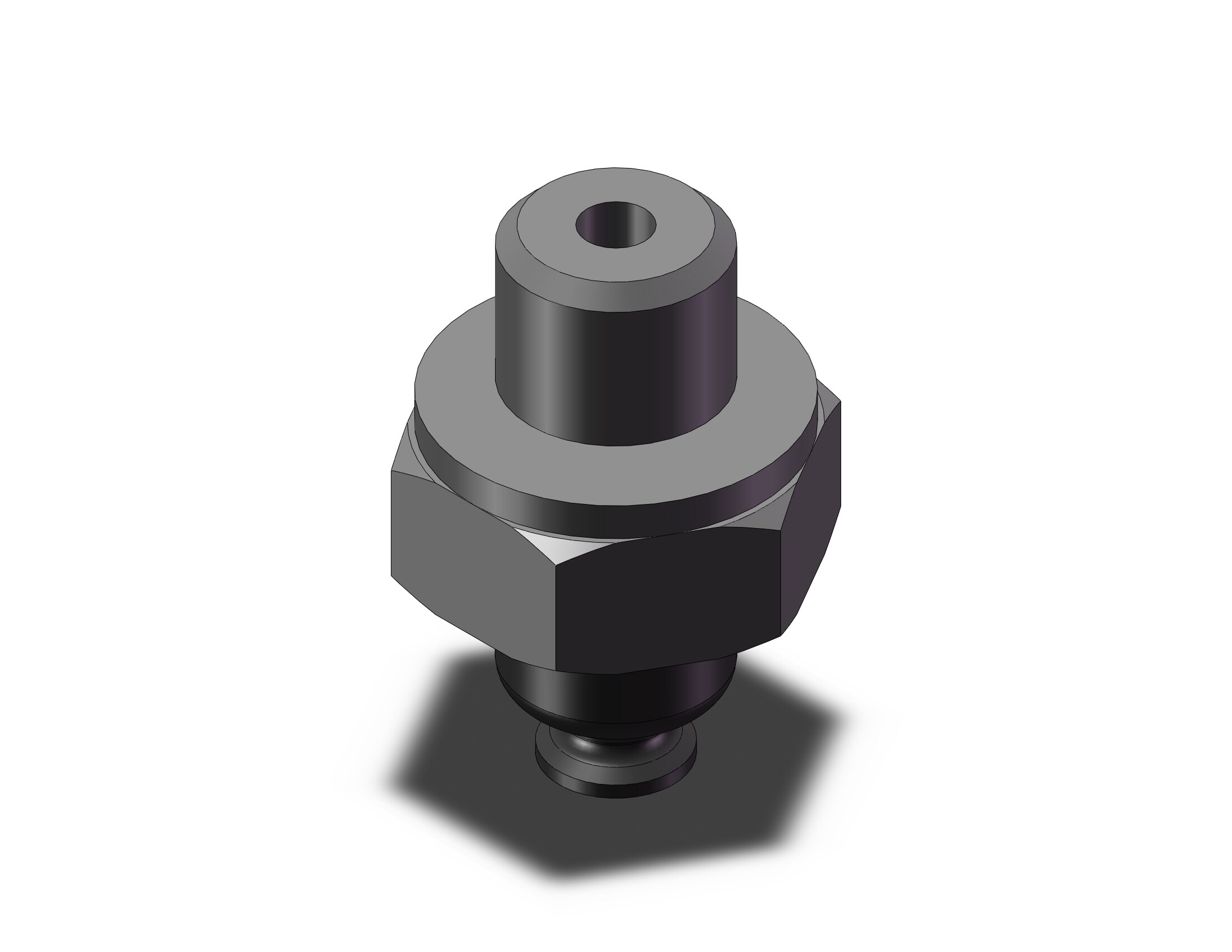 SMC ZP3-T015UN-A3 vertical vacuum inlet w/adaptr, ZP VACUUM PAD***