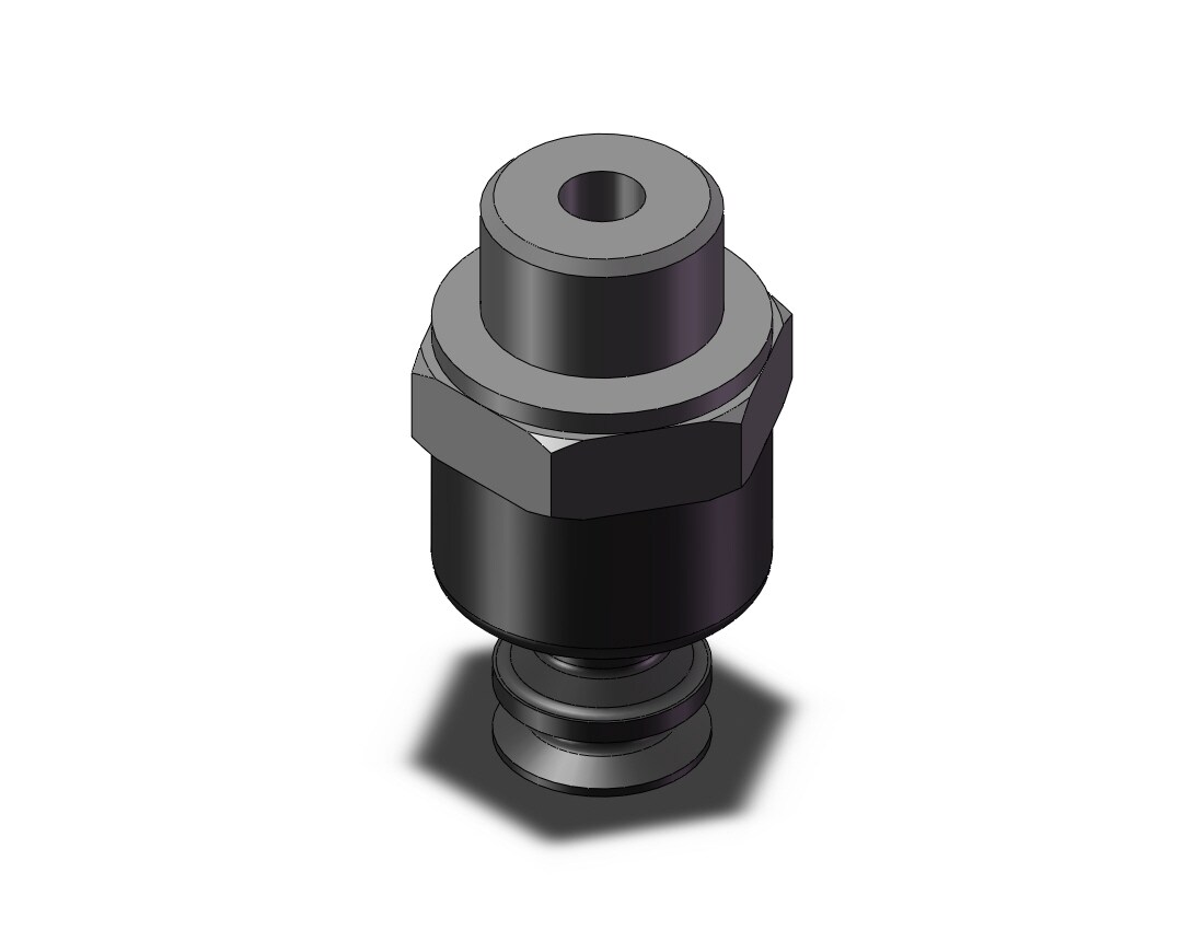 SMC ZP3-T04BGS-A5 vertical vacuum inlet w/adaptr, ZP VACUUM PAD***