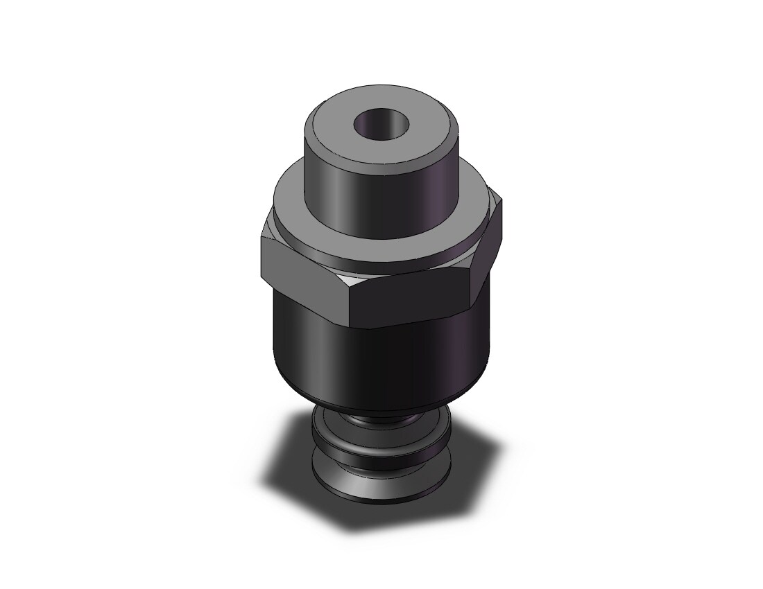 SMC ZP3-T04BU-A5 vertical vacuum inlet w/adaptr, ZP VACUUM PAD***