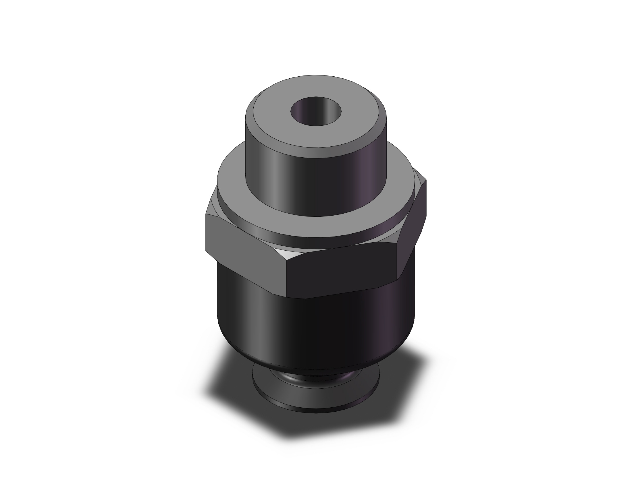 SMC ZP3-T04UMN-A5 vertical vacuum inlet w/adaptr, ZP VACUUM PAD***