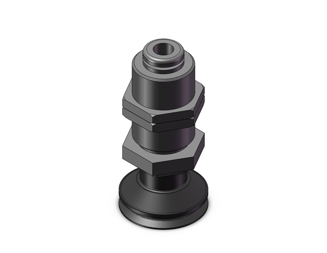 SMC ZP3-T16BN-A12-06 vertical vacuum inlet w/adaptr, ZP VACUUM PAD***