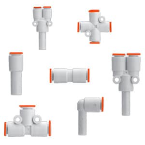 Go To One-touch Fitting, Inch Size Tube, No Connection Thread, New Series